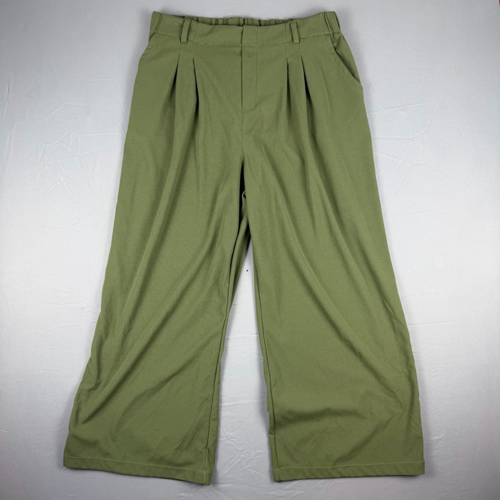 Halara Flex™ High Waisted‎ Pocket Wide Leg Waffle Work Pants Size XL